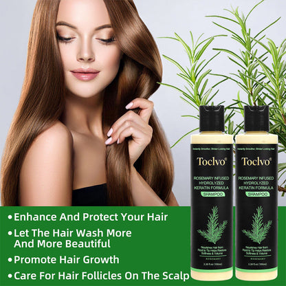 Toclvo® Rosemary Shampoo | Hair Growth & Anti-Dandruff Scalp Treatment