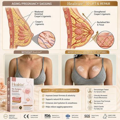 Healrize® Nano-Microneedle Bust Lift Patches ✨ — No Surgery Needed. For a firmer, fuller, more lifted-looking bust contour & renewed feminine confidence 💖