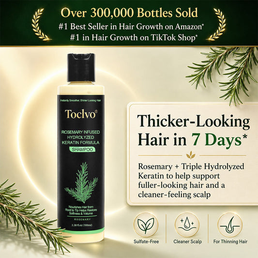 Toclvo® Rosemary Shampoo | Hair Growth & Anti-Dandruff Scalp Treatment