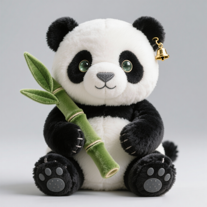 Bamboo Buddy Panda Plush — “Jade Bell Panda” (Premium Collector-Style Plush)