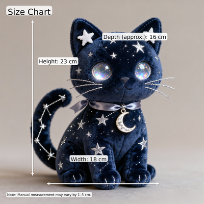 Starry Night Cat Plush “Luna Constellation Cat” (Celestial Edition)